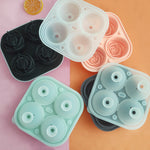 4-Compartment Large Rose Ice Cube Mold