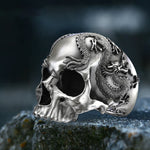 Skull And Dragon Ring