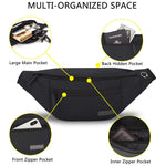 Large Crossbody Fanny Pack Belt Bag