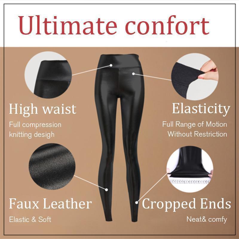 Stretch-Fit Faux Leather Shaper