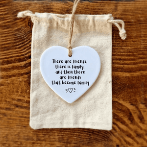 Ceramic Heart Quote card(GIft package)