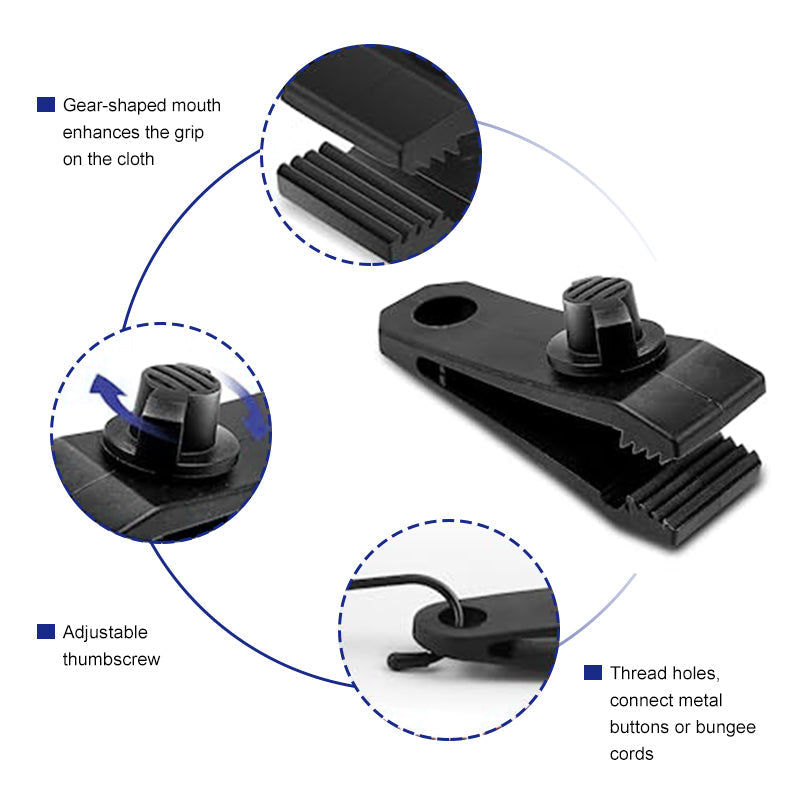 Reusable Heavy Duty Lock Clamps Clips