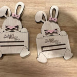 Personalized Cute Easter Bunny Money Holder