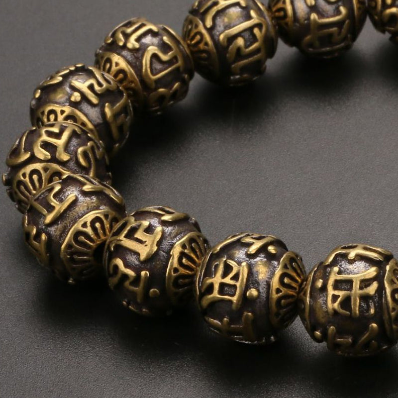 Pure Copper Pixiu Mantra Bracelet