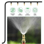 Garden Irrigation Sprinkler Misting Spray Nozzle