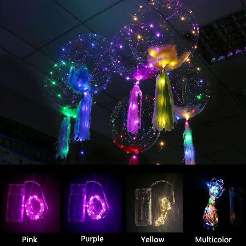 Christmas Party Balloons with LED String Light