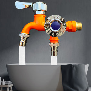 Double Outlet Faucet