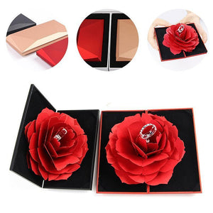 3D Rose Ring Box