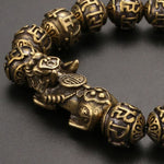 Pure Copper Pixiu Mantra Bracelet