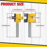 Easy Tongue Groove Joint Bits (2pcs/Set)