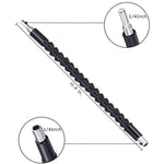 DOMOM Universal Flexible Drill Bit Extension with Screw Drill Bit Holder