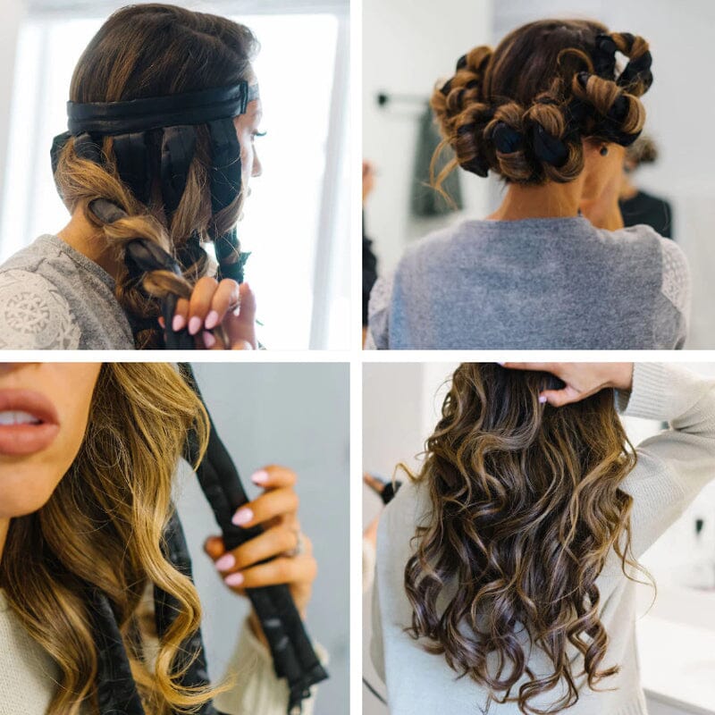 Sleeping Headband Heatless Curling Iron