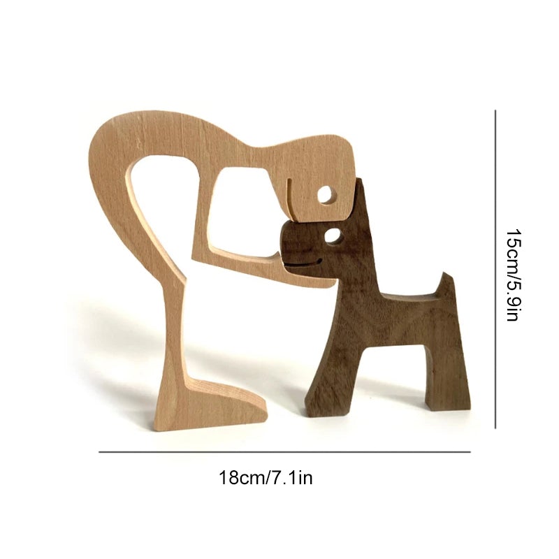 Pet Lover - Wood Sculpture Table Ornaments