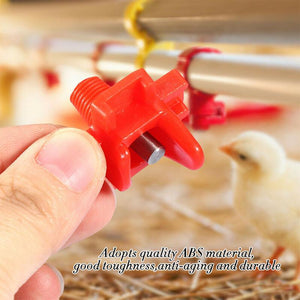 Horizontal Side Mount Chicken Waterer