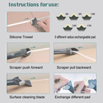 Saker® 3 in 1 Upgraded  Silicone Caulking Tools