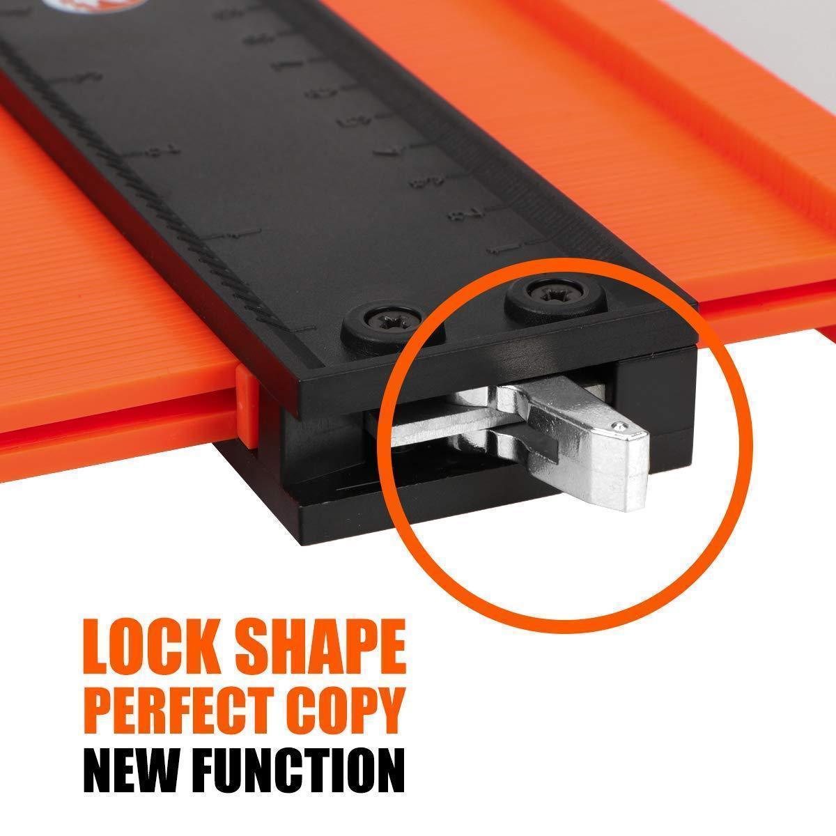 Saker Contour Gauge Profile Tool - Upgraded Version