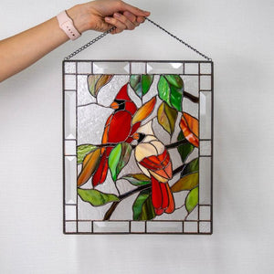 Rectangular Bird Pendant Window Hangings 🐦