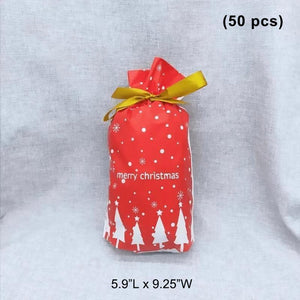 Drawstring Christmas Gift Bags