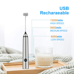 Handheld 2 in 1 Electric Mini Frother & Whisk