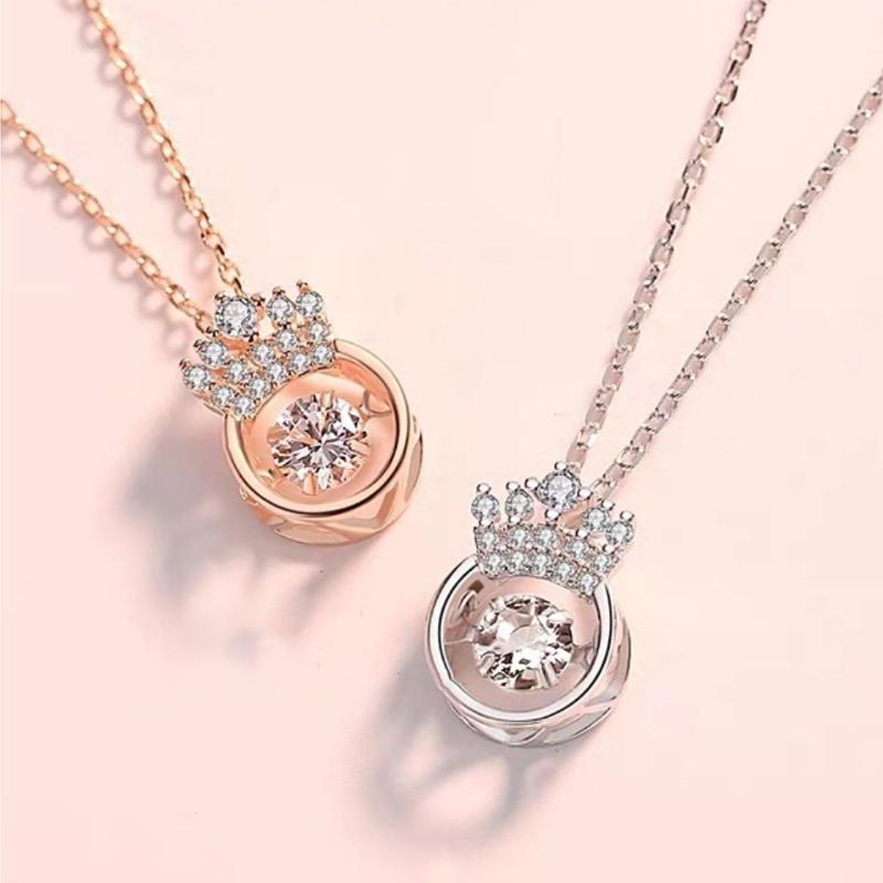 Crown Sparkling Dance Necklace