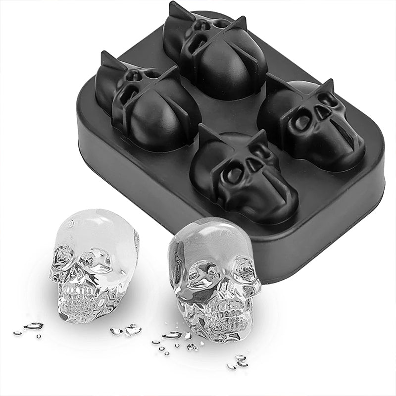 3D Creative Skull Ice Tray Mold