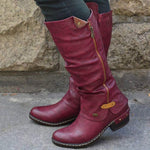 Cowboy Knee Boots Punk Boots