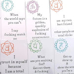 Sweary Affirmation Card Gift