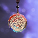 SRI YANTRA ORGONITE QUARTZ NECKLACE