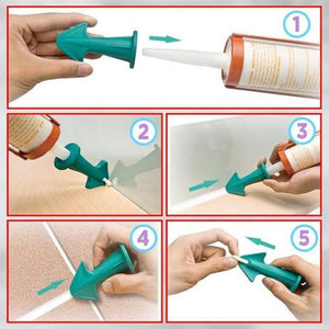 Silicone Caulking Nozzle Set ( get scraper free )