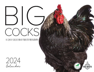 Big Cocks 2024 Wall Calendar - A Classy Collection of Rooster Photos