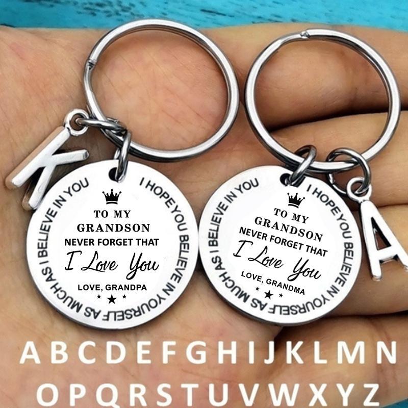 Sank® To My Granddaughter/Grandson Keychain