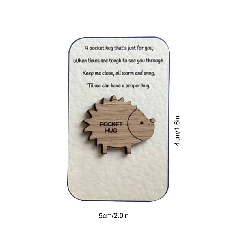 Pocket Hug Wooden Token