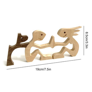 Pet Lover - Wood Sculpture Table Ornaments