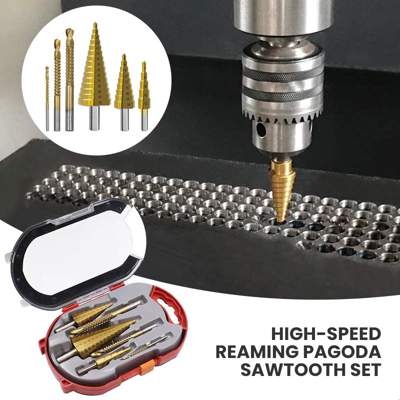 High-speed Reaming Pagoda Sawtooth Set ( 6pcs )