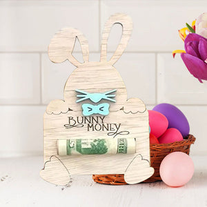 Personalized Cute Easter Bunny Money Holder