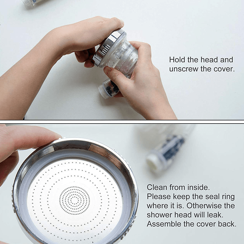 High-Pressure Ionic Filtration Shower Head