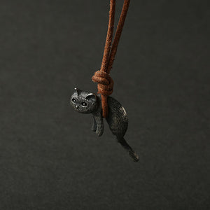 Scruffy Cat Necklace