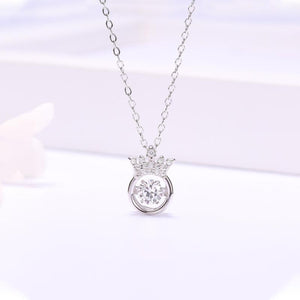 Crown Sparkling Dance Necklace