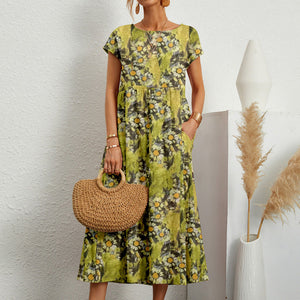 Ladies Loose Printed Summer Dress