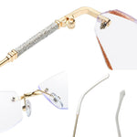 Fashionable Anti-blue Light Rimless Reading Glasses