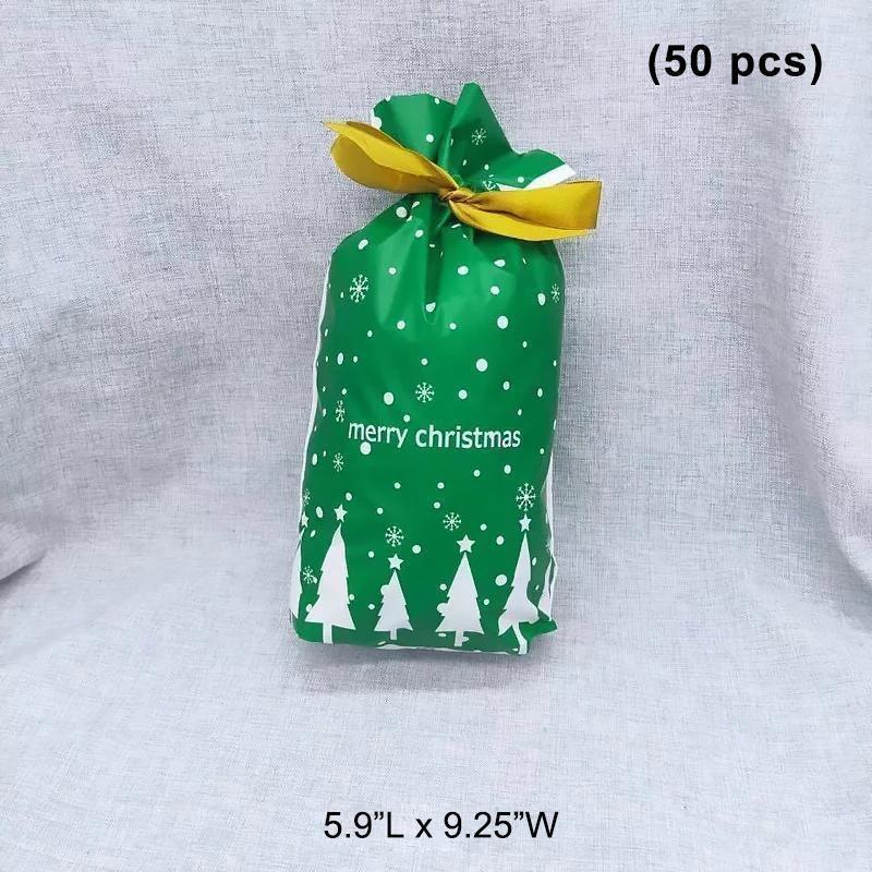 Drawstring Christmas Gift Bags