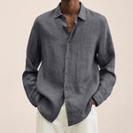 Men's Linen Long Sleeve Shirt