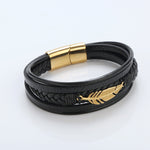 Men's Feather Bracelet