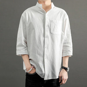 Short Sleeve Linen Shirt