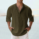 Men's Cotton Linen Casual Shirt