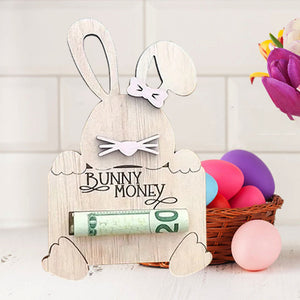 Personalized Cute Easter Bunny Money Holder