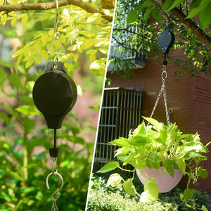 Retractable Hook For Garden Baskets Pots, Birds Feeder