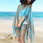 Versatile Sun Protection Chiffon Shawl