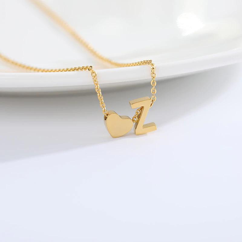 Initial Heart Necklace