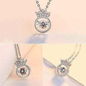 Crown Sparkling Dance Necklace